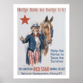 Help hem om de VS te helpen! Poster (Voorkant)