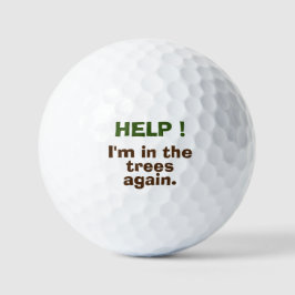 HELP! Ik ben weer in de bomen. Custom Golf Ball Golfballen