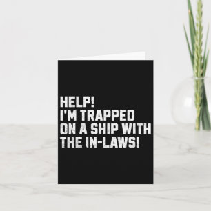 Help! Ik zit vast op een schip met de schoonfamili Kaart
