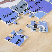 Help in nood - Hebreeuwen 4:16 - Bijbelvers Legpuzzel (Zijkant)