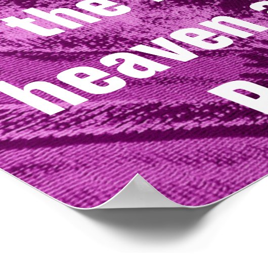 Help is in het Lord Psalms bijbelvers poster (Hoek)