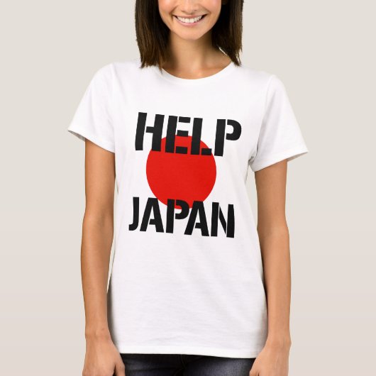 Help Japan - T-shirt (Voorkant)