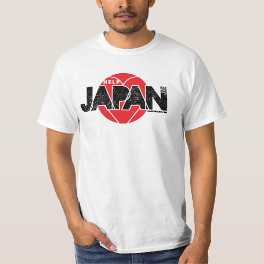 Help Japan T-shirt (Voorkant)