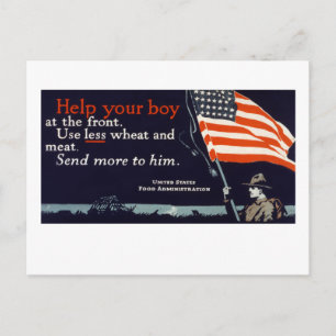 Help je jongen briefkaart
