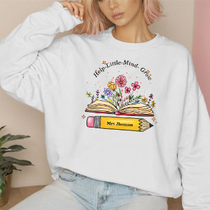 Help Little Mind Grow Teacher Mom Gift Trui
