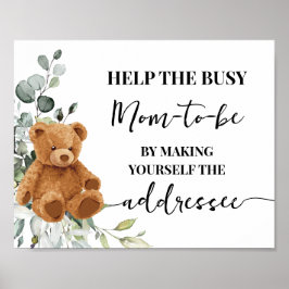 Help mam jezelf te richten tot Beer Shower Poster