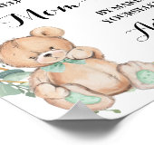 Help mama om jezelf te richten tot Beer Shower Poster (Hoek)