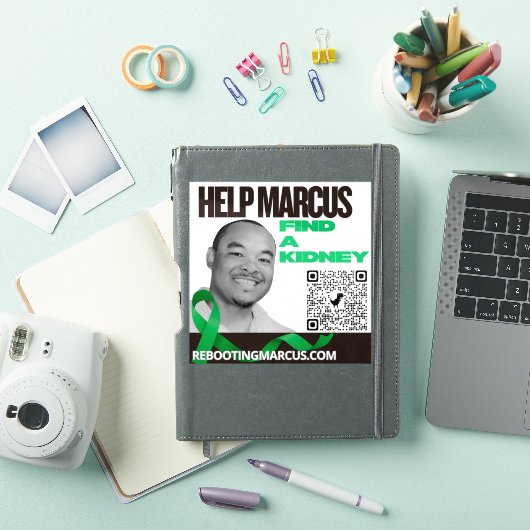 Help Marcus Car Sticker (iPad Cover)