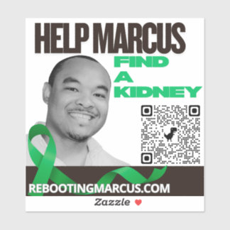 Help Marcus Car Sticker