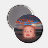 Help me bewustwording te creëren! magneet (Voorkant / Achterkant)