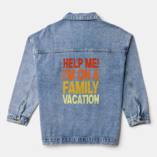 Help me bij een familievakantie die overeenkomt me denim jacket