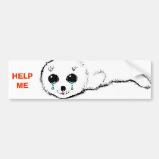 HELP ME BUMPERSTICKER
