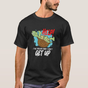 Help me dat ik ben gevallen en ik kan geen schildp t-shirt