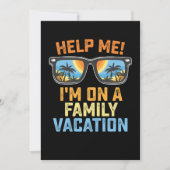 Help me dat ik op een familievakantie sta kaart (Voorkant)