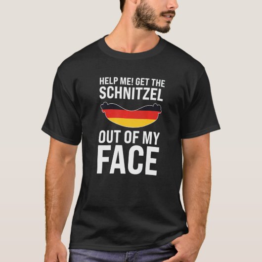 help me get the schnitzel German Festival Beer T-shirt (Voorkant)