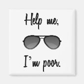 Help me, ik ben arm magneet (Voorkant)