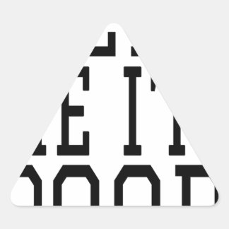 HELP ME IM POOR DRIEHOEK STICKER