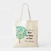 Help me lerarenwaardering bomen te telen tote bag (Achterkant)