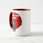 Help Me Meow cat Tea mug (Devant gauche)