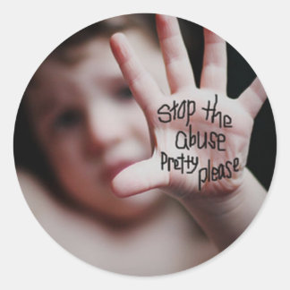 help me ronde sticker