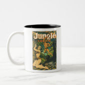 Help me Tarzan - Oerwoud - koning van het Oerwoud  Tweekleurige Koffiemok (Links)