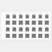 Help Me Vind Mijn Weg Naar Huis Aangepaste QR-code Labels (Vel)
