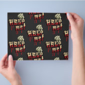 Help mij met Zombie Hand Scrapbook Paper Flyer (Hand)