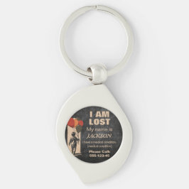 Help mij thuis te komen – Aangepaste medische en v Sleutelhanger