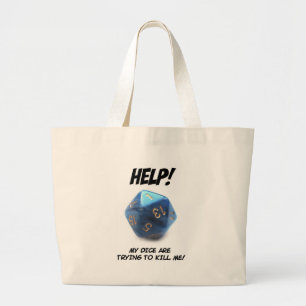 Help! Mijn lul probeert me te doden! Grote Tote Bag