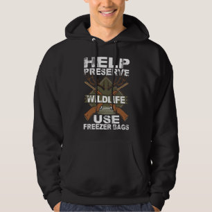 Help Natuurbehoud te Bevorderen Gebruik Diepvriesz Hoodie