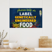 Help ons om GGO's te etiketteren! Poster (Keuken)