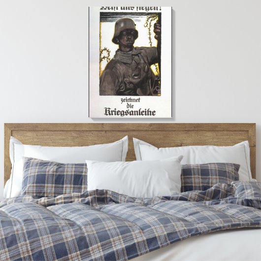 Help ons te winnen! (1917)_Propaganda Poster Canvas Afdruk (Insitu (Slaapkamer))