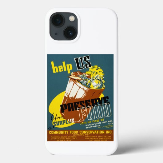 Help ons voedsel te bewaren Case-Mate iPhone case (Achterkant)
