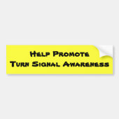 Help promotenSignaalbewustmaking omkeren Bumpersticker (Voorkant)