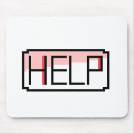 Help! Retro RPG Chat Box Pixel Design Muismat