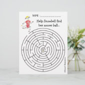 Help Snowbell de koe om haar voetbal te vinden (Staand voorkant)