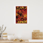 Help Spain (1937)_Propaganda Poster (Cuisine)