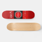 Help Stop War Skateboard (Horizontaal)