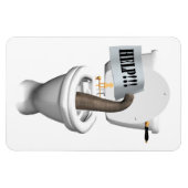 Help! Stuck in Toilet Magneet (Horizontaal)