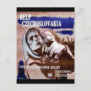 Help Tsjechoslowakije Briefkaart