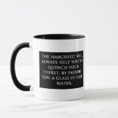Help van een narcist? Geen Bedankt! Mok (Links)
