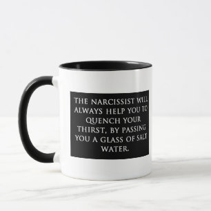 Help van een narcist? Geen Bedankt! Mok