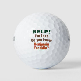 Help-verlies | Funny personalised Customable Name Golfballen