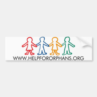 Help voor orphans-Bumpersticker Bumpersticker