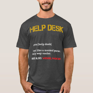 Helpdesk - technicus - definitie Funny Technical S T-shirt