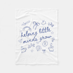 Helpende Kleine Geesten Groeien Schattige Nieuwe L Fleece Deken