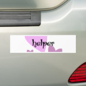 Helper Bumpersticker (Op auto)