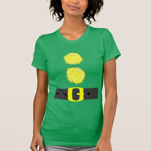 Helper Elf Costume Shirten T-shirt (Voorkant)