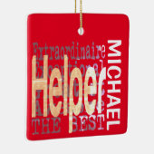 Helper Extraordinaire CUSTOM Keramisch Ornament (Rechts)