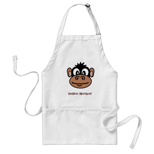 Helper Monkey apron Standaard Schort (Voorkant)